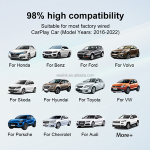 Carlinkit kafa ünitesi Android 13 64gb kablosuz Carplay modülü ile güçlendirme Carlink Ai kutusu araba iptv Tiktok oyun youtube oyna - Product Image 6