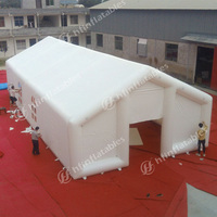 Tente gonflable géante en PVC, blanche, pour mariage, extérieur