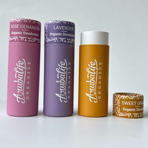 Recyclable Degradable Cylinder Tube Push-up Lip Balm Paper Containers <b>Refrigerator</b> Use Cosmetics Packaging <b>Deodorant</b> Handmade - Product Image 4