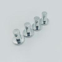 Goupille de positionnement cylindrique en acier inoxydable 304 galvanisé avec tête plate et ronde pour charnière et loquet de porte