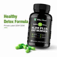 Produits de perte de poids en marque blanche, capsules Slim Plus, contrôle de l'appétit, soutien du métabolisme, usine OEM ODM, vente en gros de compléments alimentaires