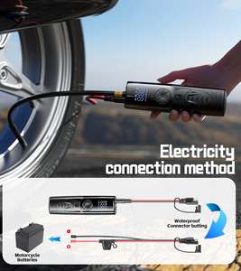 Pompe à air portable pour moto et voiture Kewig personnalisée, <span class=keywords><strong>gonfleur</strong></span> de pneus de voiture 12v, accessoires de moto, pompe de gonflage - Product Image 5