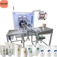 Máquina de Serigrafía Automática para Vasos Desechables de Plástico y Papel, Impresora de Serigrafía Multicolor con Curado LUV