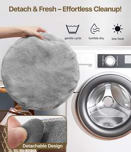 Großhandel beheiztes Katzen fenster bett für Schreibtisch Hängematte für Home Office Works pace mit verstellbarem Mount Arm angehoben rundes Haustier bett - Product Image 4