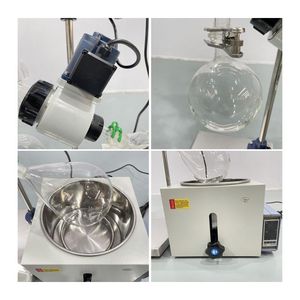 Nouvel évaporateur rotatif électrique 2L RE-201D petit laboratoire <span class=keywords><strong>Rotavap</strong></span> avec moteur de distillation sous vide pour usine de fabrication de laboratoire - Product Image 4