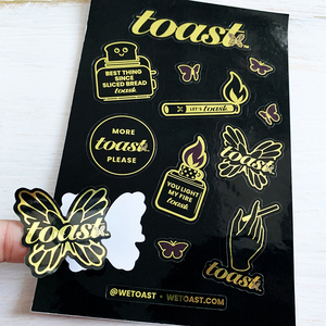 <span class=keywords><strong>Feuille</strong></span> d'autocollants décoratifs personnalisés <span class=keywords><strong>A4</strong></span> A6 brillants découpés à la forme, motif dessin animé mignon, en vinyle transparent imperméable - Product Image 5