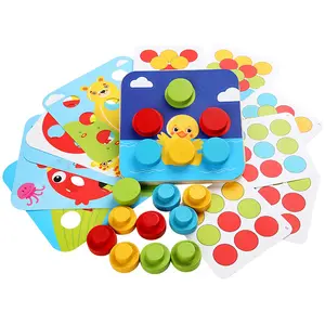 Op Maat Gemaakte Baby Hout Puzzel Speelgoed Voor Peuters Ontwikkelen Puzzel Educatief Kids Speelgoed Voor Kinderen Spel Geschenken 3 Jaar