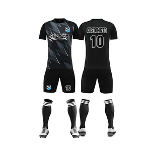 Benutzer definierte Männer Fußball trikots Volle Sublimation Druck Fußball trikots Club Team Fußball training Uniform Anzug