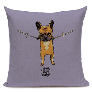 <span class=keywords><strong>Pug</strong></span> dog Cushion Cover dễ thương <span class=keywords><strong>Pug</strong></span> ném gối Bìa động vật gối trường hợp cho sofa trang trí nội thất - Product Image 3