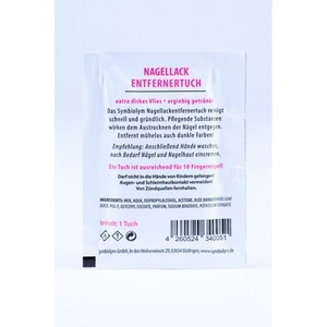 Salviette per rimuovere lo smalto con Aloe Vera e Acetone - Product Image 1
