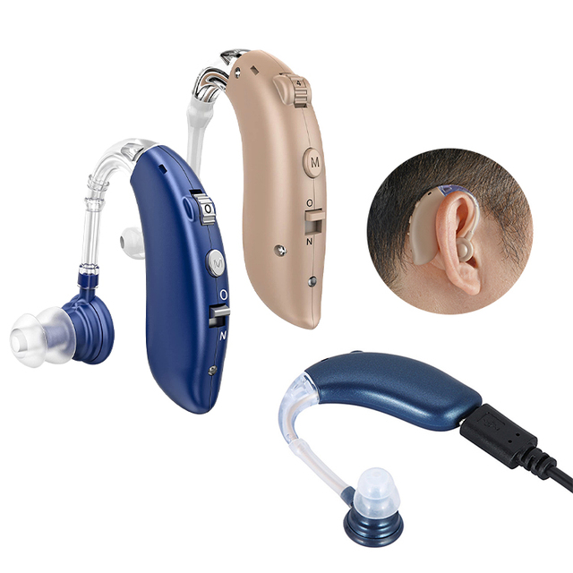 Hot Selling China Manufacture Portable Bte Sound Amplifier  Rechargeable Hearing Aids for the Elderly Deaf