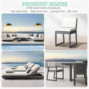 Tumbona para Exteriores, Muebles de Aleación de Aluminio, Sillas de Descanso para Playa, Piscina, Jardín, Tumbona Impermeable - Product Image 6