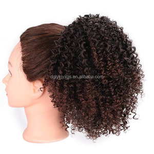 LW-86QT Multi Couleurs <span class=keywords><strong>Postiche</strong></span> Gonflée Extension Chignon Donut Ébouriffé Bouclé à Cordon Afro Crépu Afro Bun <span class=keywords><strong>Queue</strong></span> <span class=keywords><strong>de</strong></span> <span class=keywords><strong>Cheval</strong></span> - Product Image 6
