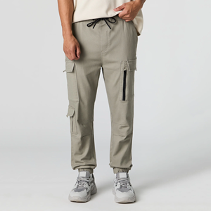 Venta al por mayor de alta calidad de los hombres <span class=keywords><strong>Cargo</strong></span> Joggers Multi bolsillo al aire libre gimnasio Pantalones deportivos - Product Image 1