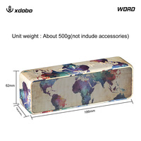 Haut-parleur XDOBO BMTL World, portable, extérieur, compatible avec les cartes, haute fidélité, petit haut-parleur pour ordinateur