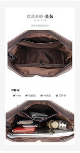 Nouveau design Sac à main femme Luxe Sacs à bandoulière Sacs à main Femme Sac fourre-tout en PU Fermeture éclair Extérieur Été Automne Printemps - Product Image 3