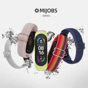 Correas de Muñeca Ajustables de Nailon Elástico Mijobs, Versión Global, para <span class=keywords><strong>Xiaomi</strong></span> Mi <span class=keywords><strong>Band</strong></span> <span class=keywords><strong>5</strong></span> 6 7/<span class=keywords><strong>Amazfit</strong></span> <span class=keywords><strong>Band</strong></span> <span class=keywords><strong>5</strong></span> - Product Image 6