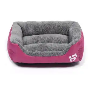 Zachte Vierkante Warm Goedgekeurd Hond Kussen Luxe Vierkante Huisdier Bed Hond Bed Luxe