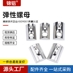 Écrou à ressort élastique M4 M5 M6 M8 pour profilés en aluminium, connecteurs d'assemblage - Product Image 3