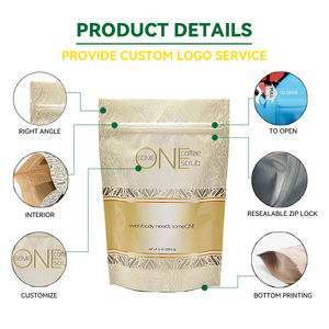 Emballage personnalisé avec logo pour chips de banane plantain, sachet refermable Mylar pour aliments en vrac - Product Image 2