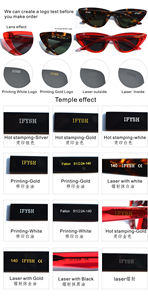 Cổ điển thiết kế ban nhạc Kính mát cho nam giới và phụ nữ UV400 Vàng khung kính mắt thoải mái và trọng - Product Image 5