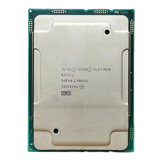 Platinum 8259CL CPU Processors 24Core 2.5GHz Base 36.75MB Cache 210W LGA3647 48Threads SRFAS for Server Used