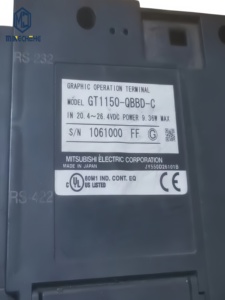 คอนโทรลเลอร์ PLC เซ็นเซอร์ HMI หน้าจอสัมผัส ยี่ห้อใหม่แกะกล่อง รุ่น GT1150-QBBD-C - Product Image 1