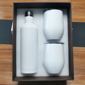 Set regalo bicchiere <span class=keywords><strong>da</strong></span> <span class=keywords><strong>vino</strong></span> Set tazza <span class=keywords><strong>da</strong></span> <span class=keywords><strong>vino</strong></span> in acciaio inossidabile Set bottiglia <span class=keywords><strong>da</strong></span> <span class=keywords><strong>vino</strong></span> isolata sottovuoto a doppia parete - Product Image 5