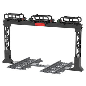 Luz Indicadora de Vía de Tren MOC4195, 68 Piezas, Serie Ciudad, Bloques de Construcción Educativos para Armar y Coleccionar, Regalo para Niños - Product Image 1