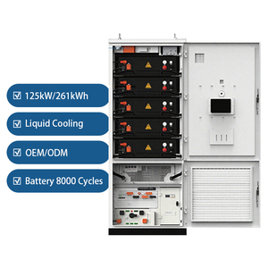 Système d'énergie solaire Boostess 261 kWh avec batterie lithium-ion, connexion réseau et hors réseau, fonction de refroidissement, BS-CI-125KW-261KWh Li - Product Image 4
