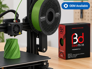 Filamento para Impresora 3D PLA+ Mate OEM de 1.75mm y 1kg, Acabado Mate Arcoíris de Bajo Brillo para Bambu Lab y Creality - Product Image 5