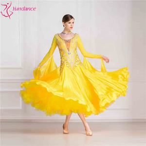 B-18416 באיכות גבוהה צהוב סלוניים שמלות מבוגרים מפני תחרות - Product Image 2