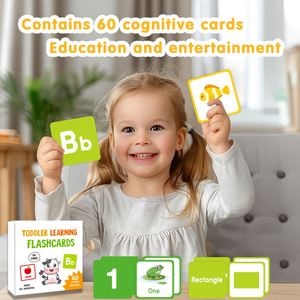 Tarjetas de Memoria para Bebés, Tarjetas de Aprendizaje de Palabras y Letras del Alfabeto para Niños Pequeños, Premiadas Tarjetas de Primeras Palabras - Product Image 3