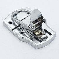 FS1002 Grand loquet à bascule chromé non verrouillable-Loquet de boîte à outils robuste pour boîtier/armoire/tiroir