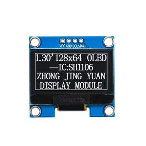 Module d'affichage OLED monochrome 1,3 pouce 128x64 avec interface IIC SH1106 et carte PCBA - Product Image 1