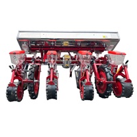 Planteur mécanique de semis de précision sans travail du sol monté sur tracteur pour maïs et haricots avec engrais