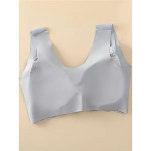 Soutien-gorge sans armatures et sans coutures pour femme, style sexy quotidien, fermeture frontale, effet push-up, nouveau type sans fil pour adultes, en stock - Product Image 5