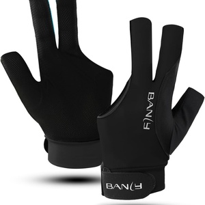 Guantes de Billar Banly para Mano Izquierda, 3 Dedos, Guante Deportivo para Snooker, Guante Deportivo Compacto para Jugadores de Billar - Product Image 1