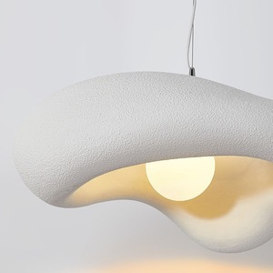 โคมไฟระย้าสไตล์วาบิซาบิแบบญี่ปุ่น สีครีม สำหรับห้องนั่งเล่น ห้องนอน โฮมสเตย์ โคมไฟดีไซน์ใหม่ - Product Image 3