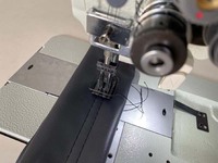 Tentes à voile bâche bâche 2 Double Aiguille Sac à main en cuir robuste Pied de marche Machines à coudre industrielles RN-650D