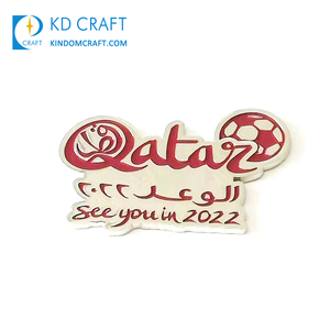 Huy Hiệu Ghim Ve Áo Nam Châm Gắn Cờ Quốc Gia Kim Loại Biểu Tượng Tùy Chỉnh Logo Thế Giới Thể Thao Bóng Đá - Product Image 4