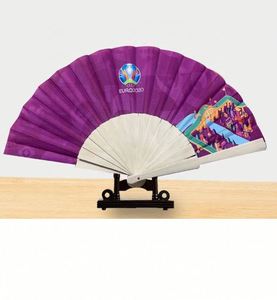 High Quality Vintage Chinese Carved Handle Folding Hand Fans Plain Custom Wooden Fan - Product Image 2