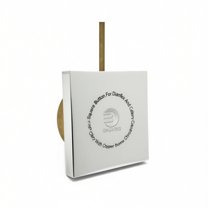 Bouton carré pour batterie Dianflex et Catis avec tube en cuivre chromé - Product Image 3