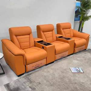 JINS Cinéma Canapé Chaise Multi Personne Regarder Film Ascenseur Électrique avec Tasse Accoudoirs Boîte De Rangement Canapé Chaise Simple Pratique - Product Image 2