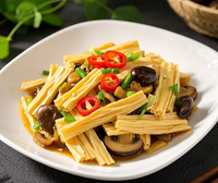 Tongkat Yuba Kering Premium, Tongkat Tahu Kedelai, Pengganti Daging Vegan Tinggi Protein untuk Masakan Asia 500g*18 kemasan