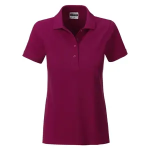 Polo basique bio pour femme – Merchandising écoresponsable - Product Image 2