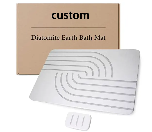 Non-Slip Bathroom Rugs diatomite stone bath mat for bathroom