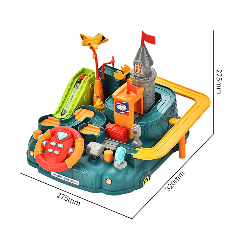 Çocuklar araba macera oyunları plastik öğrenme sürücü oyuncaklar simülasyon direksiyon parça oyuncak