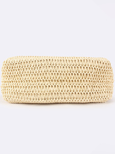 Nouveau sac de plage grande capacité tissé avec fermeture éclair, tendance, décontracté, polyvalent, simple, pour femme, à deux anses, Tanjing - Product Image 4