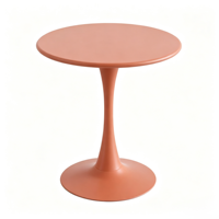 Table d'appoint ronde Tulip multicolore, moderne, stable et peu encombrante, idéale pour bars, cafés, hôtels, centres commerciaux, balcons et petits appartements – Meilleure vente